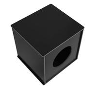 POPETPOP Boîte à Loterie Boîte à Cartes 20 Cm x 20 Cm Plastique Opaque Noire Urne Polyvalente pour Tombola Fête Entreprise Mariage