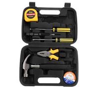 POPETPOP Boîte à Outils Complète Kit Maison Multifonction avec Tournevis Marteau Pince et Cutter Manuel pour Réparation Auto et Usage Domestique