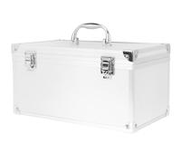 POPETPOP Boîte à Outils Multifonction Grosse Capacité en Alliage D'aluminium et Ouverture Pratique pour Accessoires, pour Ateliers et Voyages d'affaires