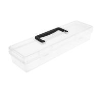 POPETPOP Boîte à Outils Transparente avec Poignée Organiseur De Petites pour Écrous Et Boulons Rangement Portable pour Papeterie Dimensions