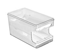 POPETPOP Boîte à Œufs Empilable Double Couche pour Réfrigérateur Organisateur de Rangement Transparent pour Œufs pour Conserver Accéder Facilement Cuisine