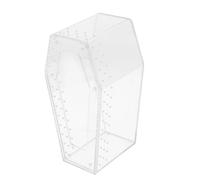 POPETPOP Boîte Acrylique Transparente Design Compact et Magnétique pour Animaux Rampants pour Habitat de Reptiles, Araignées, Escargots en Bureau ou Maison