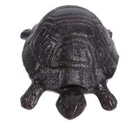 POPETPOP Boîte Cachette Tortue Fonte Vintage Décor Jardin Sophistiqué Et Amusant Rangement Clé Caché Robuste pour Extérieur pour Patio Et Entrée