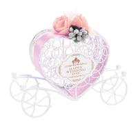 POPETPOP Boîte Créative de Bonbons pour Mariage en Fer de Carrosse Citrouille, Décoration Romantique pour Halloween et Mariage, Poids 40g