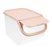 POPETPOP Boîte de Bain de Sable Compacte Empêchant la Dispersion du Sable en PP et PE Surface Lisse Maison pour Hamsters et Cochons d'Inde