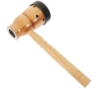 POPETPOP Boîte de Moxibustion en Bois Brûleur Réglable pour Bâtonnets de Moxa, Design à Trous Ronds et Manche Long, Prévention des Brûlures, Personnes Âgées, Usage Dos Taille