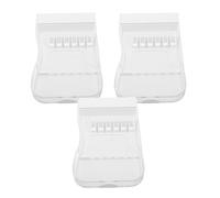 POPETPOP Boîte de Rangement Compacte pour 6 Embouts de Jet Dentaire avec 3 Compartiments Étui en Acrylique Transparent Protège-Poussière Compatible Hydropulseur pour Soins