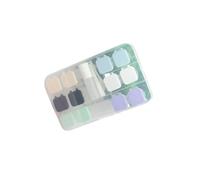 POPETPOP Boîte de Rangement Lentilles de Contact Portable Compartiments Hygiénique Étui Lentilles Contact Mixte Capacité Importante Kit de Stockage Pratique pour Voyage et Usage Quotidien