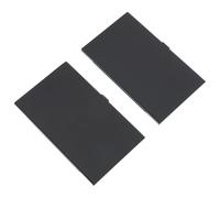 POPETPOP Boîte de Rangement pour Cartes Mémoire Étui Portable Facile à Transporter 2pcs en Alliage D'aluminium Noir pour Matériel Photographique