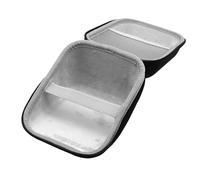 POPETPOP Boîte de Rangement pour Tensiomètre Portable et Antichoc en Eva et Tissu Oxford, Étui Robuste pour Voyage et Protection de Votre Appareil