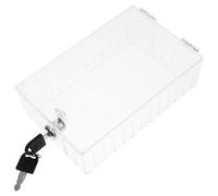 POPETPOP Boîte de Verrouillage de Thermostat Transparente Installation Facile en Abs avec ompatible Plupart des Thermostats pour Mur Domestique ou Bureau