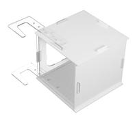 POPETPOP Boîte D'élevage Acrylique Blanche 15x15x15 Cm pour Aquarium - Boîte D'isolement Flottante pour Alevins, Crevettes et Bettas - Incubateur D'écloserie pour Poissons Régulation