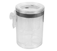 POPETPOP Boîte d'Élevage Flottante pour Poissons d'Aquarium en Acrylique Transparent Séparateur d'Incubateur pour Alevins Bac d'Isolement pour Bettas et Crevettes Grosse Taille