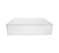POPETPOP Boîte D'exposition en Acrylique Élégante pour Albums et Chefs-d'œuvre, Protection Placement Polyvalent Bureau ou Table