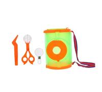POPETPOP Boîte Dobservation Insectes Transparent avec Base Fixe Jeu Éducatif Dexploration Extérieure pour Garçon Fille Kit Scientifique de Capture et Observation de Petites