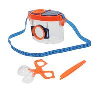 POPETPOP Boîte Loupe à Insectes en Abs pour Explorer et Apprendre, Améliorant la Compétence Cognitive Vision Détaillée, 1 Set pour L'observation des Insectes et Minéraux