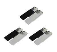 POPETPOP Boîtes Métalliques Multi-usage Portable Couvercles Coulissants Lot de 6 Boîte de Rangement pour Pilules et Bonbons Quotidien