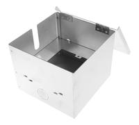 POPETPOP Boîtier de Prise Antivol en Acier Inoxydable avec Serrure, Étanche pour Usage Extérieur, Adapté la Recharge de Véhicule Électrique, Installation Facile et Design Simple