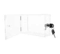 POPETPOP Boîtier de Verrouillage Mural pour Thermostat Clé Protection Transparente Compatible Sécurité Renforcée pour Maison Bureau et Écoles