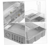 POPETPOP Boîtier Étanche pour Compteur Dénergie Extérieur Boîtier Pc Durable et Transparent Protection Robuste pour Usage Résidentiel et Commercial de Lecture Grâce Transparence