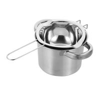 POPETPOP Bol à Chocolat Acier Inoxydable Pot de Fusion pour Beurre Fromage Poignée Ergonomique pour Desserts et Sauces Légères