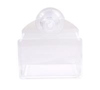 POPETPOP Bol à Eau pour Reptiles en Plastique Ventouse, Mangeoire Solide Facile à Nettoyer pour Scorpion et Lézard, pour Terrariums en Verre et Boîtes Acryliques