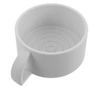 POPETPOP Bol à Raser 3D Blanc à Large Ouverture pour Mousse Onctueuse Bol à Mousse de Rasage pour Hommes Compatible Savons Traditionnels Accessoire Rasage Visage et Barbe Entretien