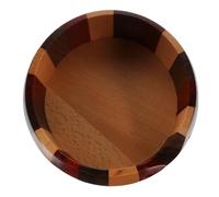 POPETPOP Bol de Rangement pour Laine en Bois Massif Bol Rond à Tricoter 3 Couleurs Bois Naturel Fonction Anti-Enchevêtrement Grosse Capacité pour Plusieurs Pelotes Accessoire pour