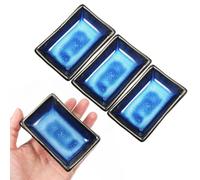 POPETPOP Bols à Sauce en Céramique Lot de 4, Coupelles à Trempette 3,5 Pouces, Assiettes Accompagnement pour Repas Japonerie et Apéritifs