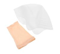 POPETPOP Bonnet Chauve Blanc pour Femme Bonnet pour Perruque Couvre-chef Cosplay Halloween Accessoire de Costume Maquillage Théâtre