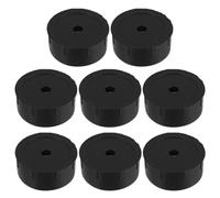 POPETPOP Bouchons de Remplacement Noirs en Plastique 8pcs pour Poteaux d'arbre à Chat, Accessoires DIY Polyvalents pour Réparation et Extension de Zone de Grattage