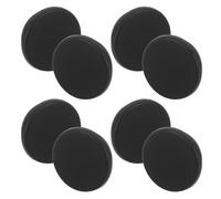 POPETPOP Bouchons de Vidange et Forme Ronde en Silicone Noir Lot de 8 Pièces, Étanchéité Renforcée Protection Anti-Fuite pour Congélateur Vertical