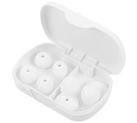 POPETPOP Bouchons D'oreilles en Silicone avec 3 Embouts et Étui Blanc pour Sommeil au bruit du Bruit, Étanches, Forme Incurvée Adaptés aux Avions et Concerts