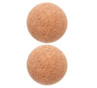 POPETPOP Bouchons en Liège Lot de 2 de 61 MM pour Carafe à Vin en Verre, Bouchon de Bouteille Rond en Bois, Adaptés pour Fêtes et Conservation du Vin