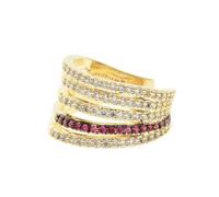 POPETPOP Boucle Oreille à Clip Sans Perçage Femme Style Diamant Clip Oreille Simple