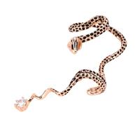 POPETPOP Boucle Oreille Forme de Serpent Rétro Accessoire Exagéré pour Daily Wear Rose Unitaire Droite