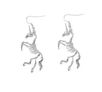 POPETPOP Boucles D’oreilles Pendantes Squelette De Licorne, Alliage Léger Solide, Bijoux Pour Femmes, Styles Vintage Gothique, Accessoires Fête Et Quotidien, Design Unique