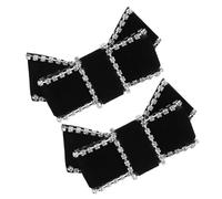 POPETPOP Boucles de Chaussure Cristal à Nœud Ornements Décoratifs Clips Amovibles pour Femmes Usage DIY Accessoires pour Chaussures et Sacs