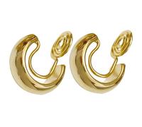 POPETPOP Boucles Oreilles Clips Petites Femmes Non Percées Légères Chic Design Simple pour Fêtes et Anniversaires