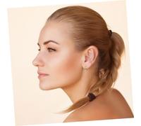POPETPOP Boucles Oreilles Femme Dorées Créoles Doubles Ajourées avec Design Minimaliste et Élégant Bijoux Pendants pour Adolescentes et Femmes Accessoire Mode Chic