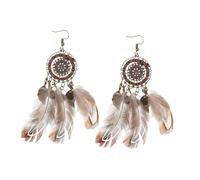 POPETPOP Boucles Oreilles Légères avec pour Femme Bijoux Ethniques de Voyage Accessoires Confortables pour Fêtes et Sorties