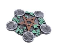 POPETPOP Bougeoire Pentagramme pour Décoration Autel Support De Bougie pour Cérémonie Et Rituel