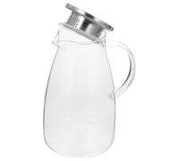 POPETPOP Bouilloire Électrique en Verre Borosilicaté 2l Filtre Inoxydable Robuste Anti-fuite pour Servir Boissons et Vin Lors Réunions