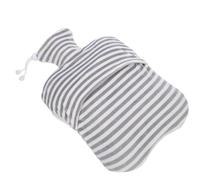 POPETPOP Bouillotte à Eau Chaude 2000ml Housse en Peluche Lavable et Texture Antidérapante pour Usage Hiver et Chauffe-mains Confortable