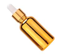 POPETPOP Bouteille Compte-gouttes Dorée Rechargeable pour Huiles Essentielles Flacon Vide Portable avec Pipette Pratique pour Voyage et Usage Quotidien