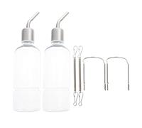 POPETPOP Bouteille d'eau à suspendre pour petits animaux - Pas de goutte pour animaux de compagnie - Cage à suspendre pour lapins, furets, cochons d'Inde et autres petits animaux.