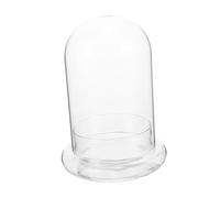 POPETPOP Bouteille Écologique Verre Transparent avec Cloche Claire DIY Micro Paysage pour Décoration Intérieure Vase Décoratif pour Plantes Naturelles et Fleurs Grand Modèle à Large
