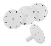 POPETPOP Bouton de Commande du Thermostat pour Réfrigérateur Congélateur Lot de 4 Boutons Rotatifs 7 Positions Remplacement Précis de Température Compatible Capuchon de Cadran Facile à