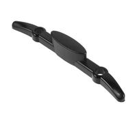 POPETPOP Bouton de Poignée de Traction et Surface Mate Antidérapante Loquet Renforcé pour Valise en Plastique Noir pour Hôtels et Voyages d'affaires