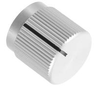 POPETPOP Bouton de Potentiomètre en Aluminium Argenté Capuchon 7 Formes Bouton de Volume pour Guitare et Basse Électrique Accessoires Professionnels pour Instruments à Cordes